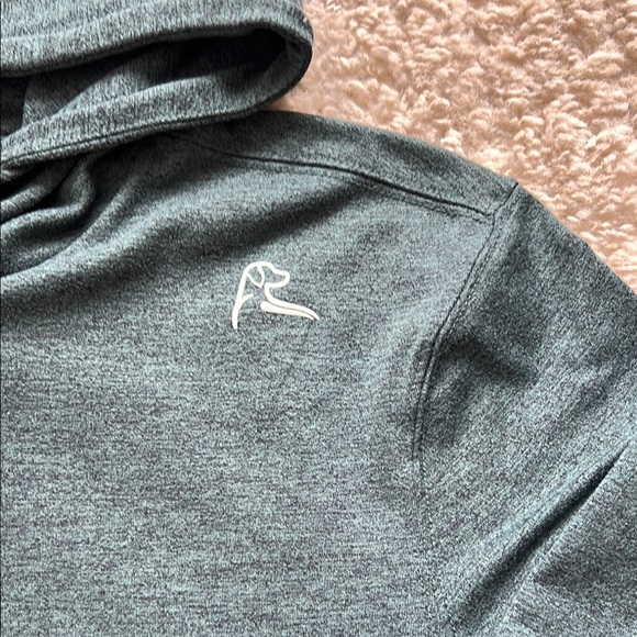 Rhoback Green Pullover Hoodie Sweatshirt - Picture 5 of 5